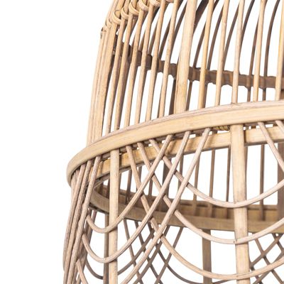 Suspension orientale en rotin 49 cm - Michelle