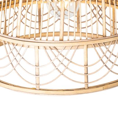 Suspension orientale en rotin 49 cm - Michelle