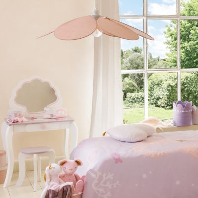 Suspension pétales D.72cm rose - Atmosphera Créateur d'intérieur