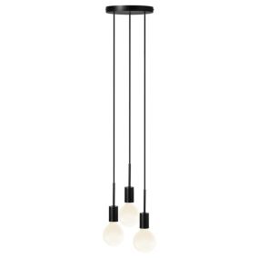 Suspension PACO, Métal, Couleur Noir, E27, H.17.3, IP20 / NORDLUX Intérieur