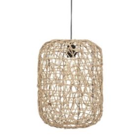 Suspension papier D28 Raahe Atmosphera - Naturel clair - Contemporain - E27 40W