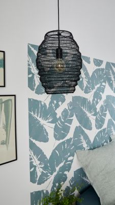 Suspension Pepaluminium GoodHome noir IP20 E27