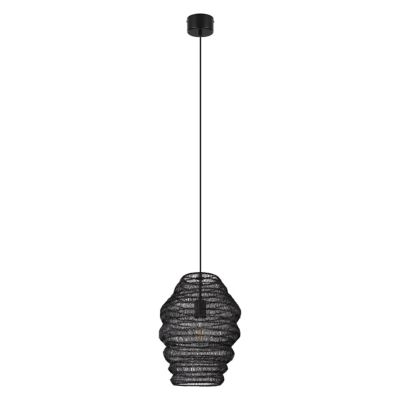 Suspension Pepaluminium GoodHome noir IP20 E27