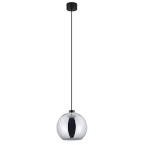 Suspension Pocyon shiny GoodHome 60W IP20 E27 argent