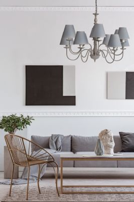 Suspension Romance Seynave l.90x H.70 cm gris