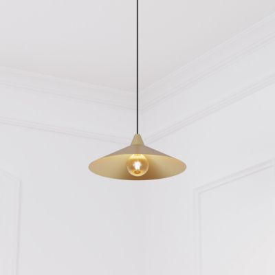 Suspension Rosie métal doré D38cm - Atmosphera