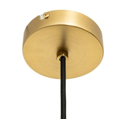 Suspension Rosie métal doré D38cm - Atmosphera