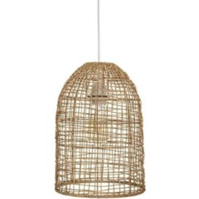 Suspension rotin D24 Karla Atmosphera - Naturel - Beige - Ethnique - Ailleurs