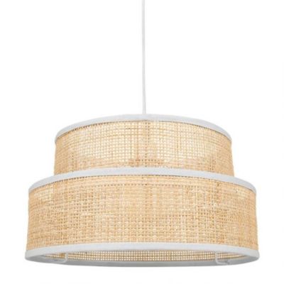 Suspension rotin Yuca beige D35