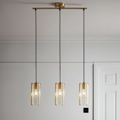 Suspension Saiphi 3 ampoules E27 IP20 or