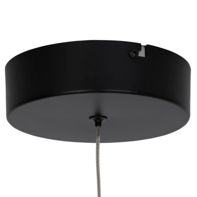Suspension Samana LED intégrée 800lm 13W ⌀29xL.14xH.110cm noir Goodhome