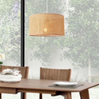 Suspension Shrewsbury E27 160 x 32 cm noir beige lux.pro