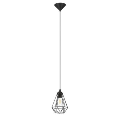 Suspension Smertrio GoodHome E27 noir mat 60W