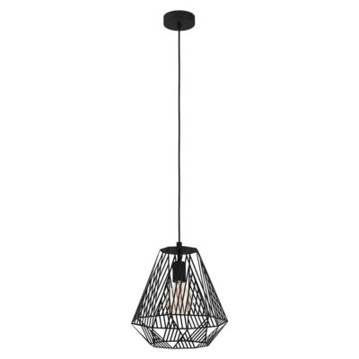 Suspension Stype E27 40W IP20 L.110 x 32,9 cm noir