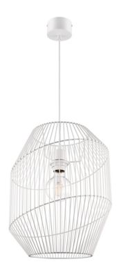 Suspension Tsolma GoodHome E27 blanc mat
