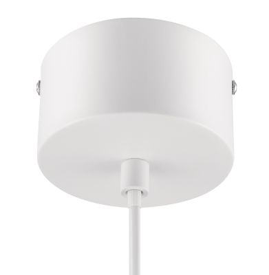 Suspension Tsolma GoodHome E27 blanc mat