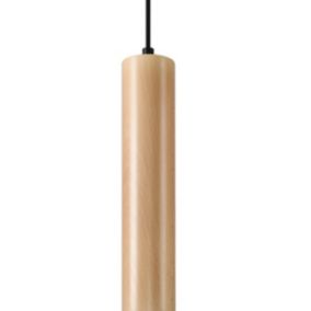 Suspension tube en bois Bois naturel 8 x 105 cm