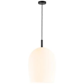 Suspension UMA, Verrerie, Couleur Blanc, E27, H.46.5, IP20 / NORDLUX Intérieur