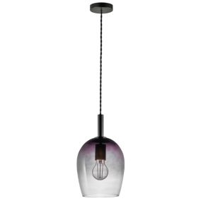 Suspension UMA, Verrerie, Couleur Gris, E27, H.30.5, IP20 / NORDLUX Intérieur