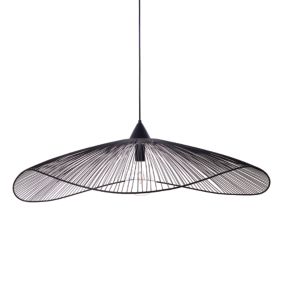 Suspension Vagala métal noir E27 40W IP20 Ø100cm x L.100cm Seynave