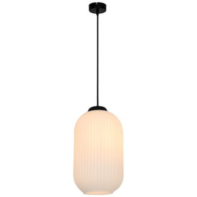 Suspension Walgis GoodHome E27 blanc