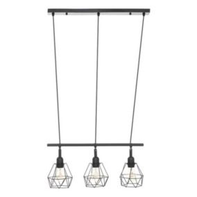 Suspension x3 métal noir Flave Atmosphera - Noir