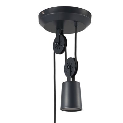 Suspension Yarra GoodHome E27 noir mat