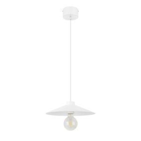 Suspension Zanbar GoodHome blanc IP20 E27