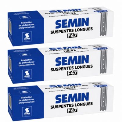 Suspentes Longues 170 mm F47 Semin, 3 Boites de 100