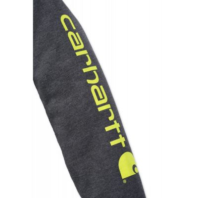Sweat de travail à capuche Logotypé Carhartt Noir / Charbon M