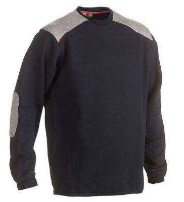 Sweat de travail - Homme - HK341 - bleu marine - taille:M