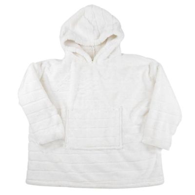 Sweat Plaid Blanc Ultra-Confort, Imitation Fourrure et Chaleur Cocooning - SWEET