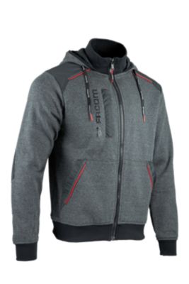 Sweatshirt à capuche zippé Facom Jumper gris taille 4