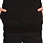 Sweatshirt à capuche SITE noir Taille L