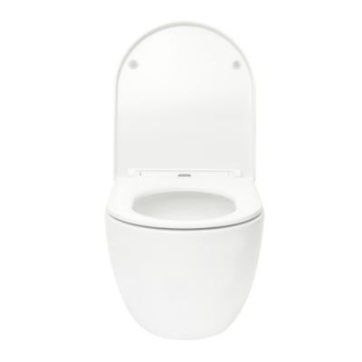 Swiss Aqua Technologies Tornado WC sans bride avec abattant SoftClose et fixations invisibles, blanc (SATFUS010RTORP)