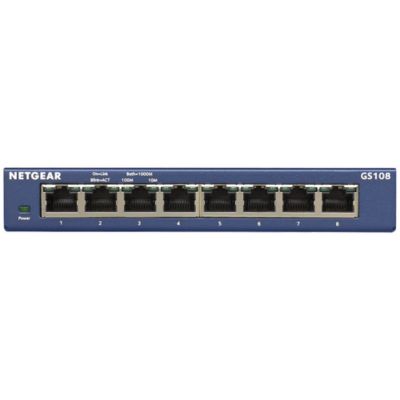 Switch RJ45 Giga 8 Ports GS108GE NETGEAR