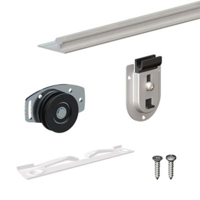 Système coulissant SLID'UP 130 pour 2 ou 3 portes de placard - rail 1,94 m - 70 kg