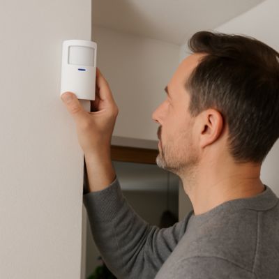 Système d'alarme connecté Sans Abonnement Daewoo Vigilia Wifi - 1 caméra + 6 accessoires - Batterie et sirène intégrées