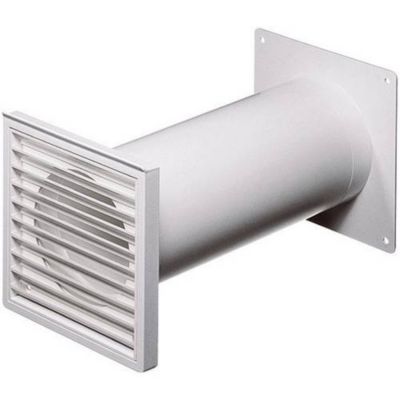 Système de ventilation pour conduites rondes 100 mm Wallair N37824 - tube télescopique anti-gouttes