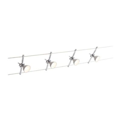 Paulmann CorDuo Système sur câbles LED Circle Spot individuel 180lm 5W 3000K 12V Chrome mat