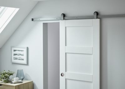 Système coulissant 2 pour porte en bois