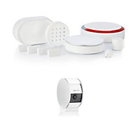 Système d'alarme Somfy Home Alarm Advanced Max 1875254 + Caméra de surveillance intérieure Somfy