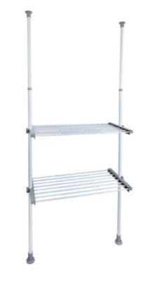 Système de penderie extensible Hercules Twin Wenko H. 165 à 300 cm x L. 73 à 120 cm