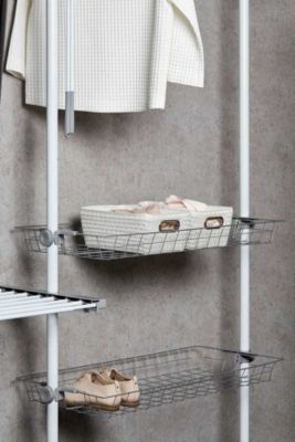 Système de penderie extensible Hercules Twin Wenko H. 165 à 300 cm x L. 73 à 120 cm