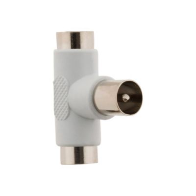 Té dérivation TV mâle/femelle diamètre 9,5mm Zenitech