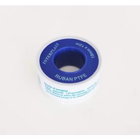 Téflon Large /PTFE 19 mm x 12m Interplast/étanchéité des raccords filetés.