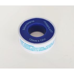 Téflon / PTFE 12 mm x 12m Interplast/étanchéité des raccords filetés.