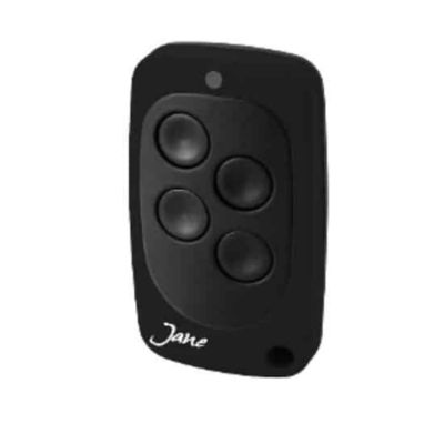 Télécommande jane all black pour portails et garages