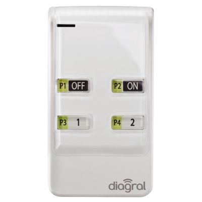 TÉLÉCOMMANDE DIAGRAL DIAG44MCX 434.420MHZ 4 TOUCHES devis sous 24h