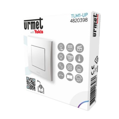 Télécommande sans fil murale 1 touche Yokis Urmet Up Zigbee